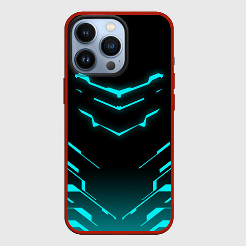 Чехол iPhone 13 Pro DEAD SPACE АЙЗЕК КЛАРК / 3D-Красный – фото 1