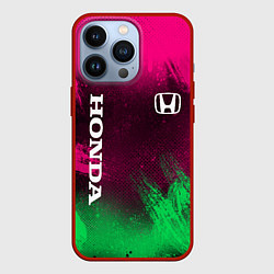 Чехол для iPhone 13 Pro NEON HONDA НЕОН ХОНДА, цвет: 3D-красный