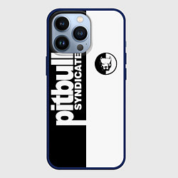 Чехол для iPhone 13 Pro PITBULL SYNDICATE ПИТБУЛЬ, цвет: 3D-тёмно-синий