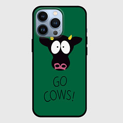 Чехол iPhone 13 Pro Go Cows