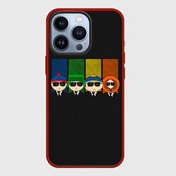 Чехол для iPhone 13 Pro South park FBI, цвет: 3D-красный