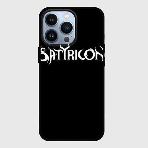 Чехол iPhone 13 Pro Satyricon / 3D-Черный – фото 1