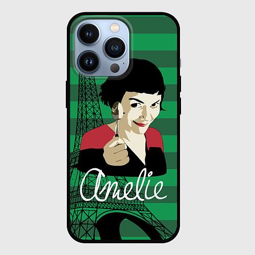 Чехол iPhone 13 Pro Amelie / 3D-Черный – фото 1