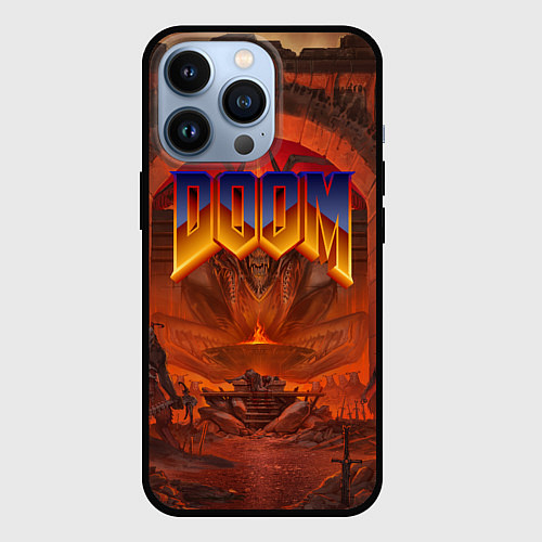 Чехол iPhone 13 Pro DOOM ДУМ Z / 3D-Черный – фото 1