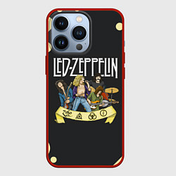 Чехол для iPhone 13 Pro LED ZEPPELIN ЛЕД ЗЕППЕЛИН Z, цвет: 3D-красный