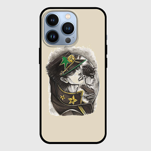 Чехол iPhone 13 Pro Jotaro Kujo / 3D-Черный – фото 1