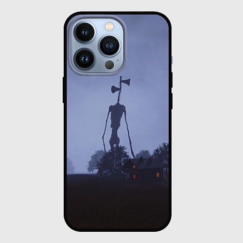 Чехол iPhone 13 Pro СИРЕНОГОЛОВЫЙ У ДОМА / 3D-Черный – фото 1