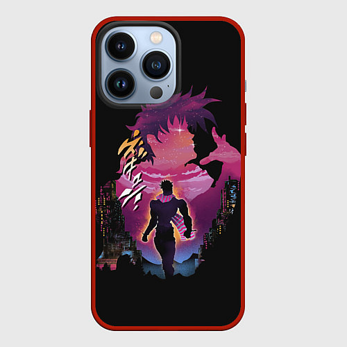 Чехол iPhone 13 Pro Joseph Joestar / 3D-Красный – фото 1