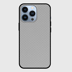Чехол для iPhone 13 Pro GRAY CARBON, цвет: 3D-черный
