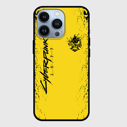 Чехол iPhone 13 Pro CYBERPUNK 2077 КИБЕРПАНК 2077 / 3D-Черный – фото 1