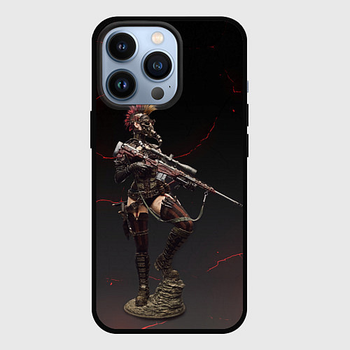 Чехол iPhone 13 Pro Стимпанк Steampunk Z / 3D-Черный – фото 1