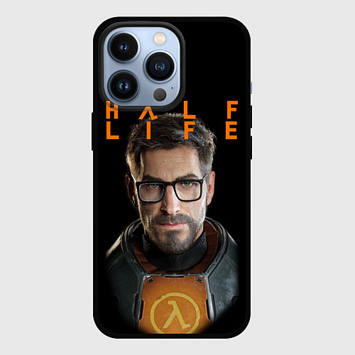 Чехол iPhone 13 Pro HALF-LIFE FREEMAN ФРИМАН Z / 3D-Черный – фото 1