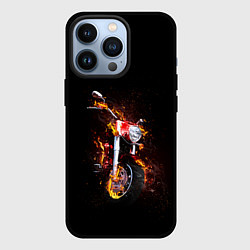 Чехол для iPhone 13 Pro Неудержимый огонь, цвет: 3D-черный