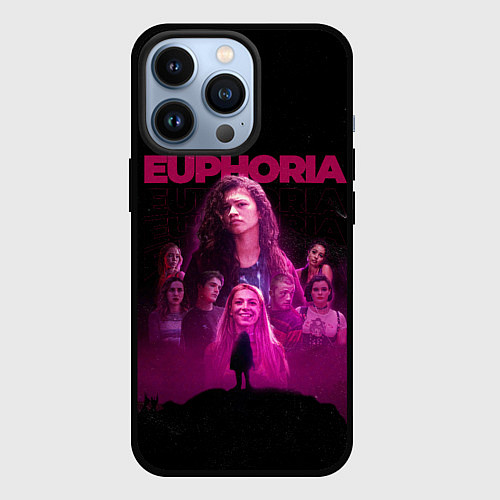 Чехол iPhone 13 Pro Euphoria team / 3D-Черный – фото 1