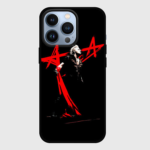 Чехол iPhone 13 Pro Алиса - Константин Кинчев / 3D-Черный – фото 1