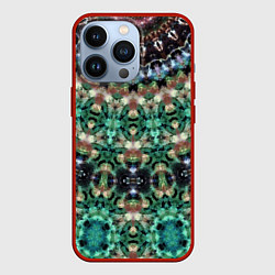 Чехол для iPhone 13 Pro Этнический восточный узор, цвет: 3D-красный