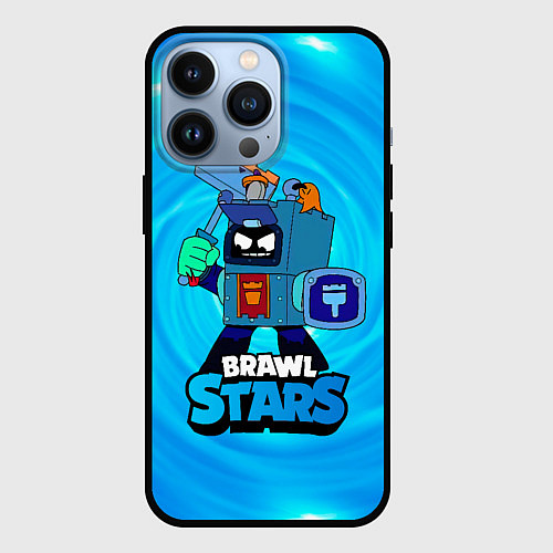 Чехол iPhone 13 Pro Ash Brawl Stars Эш / 3D-Черный – фото 1