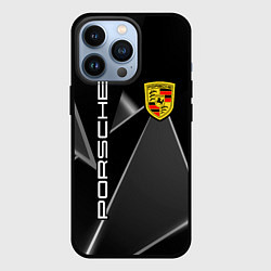 Чехол для iPhone 13 Pro Порше Porsche, цвет: 3D-черный