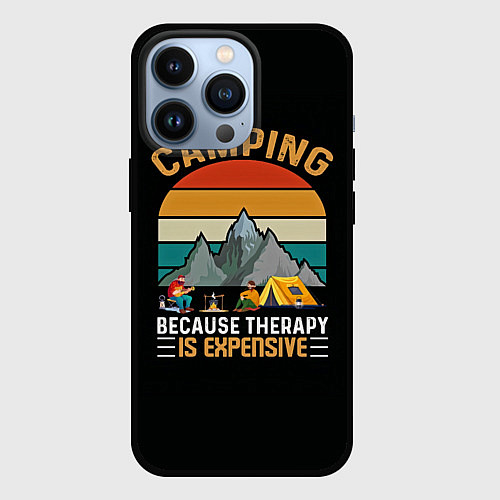 Чехол iPhone 13 Pro Camping / 3D-Черный – фото 1
