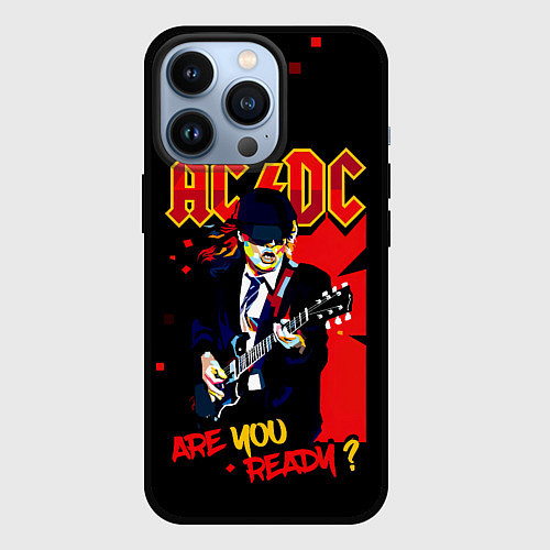 Чехол iPhone 13 Pro ARE YOU REDY? ACDC / 3D-Черный – фото 1