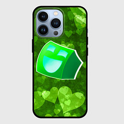 Чехол iPhone 13 Pro Geometry Dash: Green Love Z