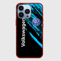 Чехол для iPhone 13 Pro Volkswagen Фольксваген, цвет: 3D-красный