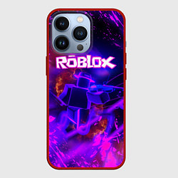 Чехол для iPhone 13 Pro MUSIC ROBLOX РОБЛОКС Z, цвет: 3D-красный