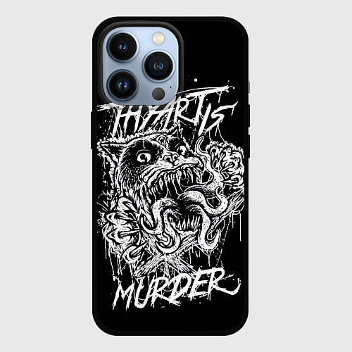 Чехол iPhone 13 Pro Thy Art Is Murder / 3D-Черный – фото 1
