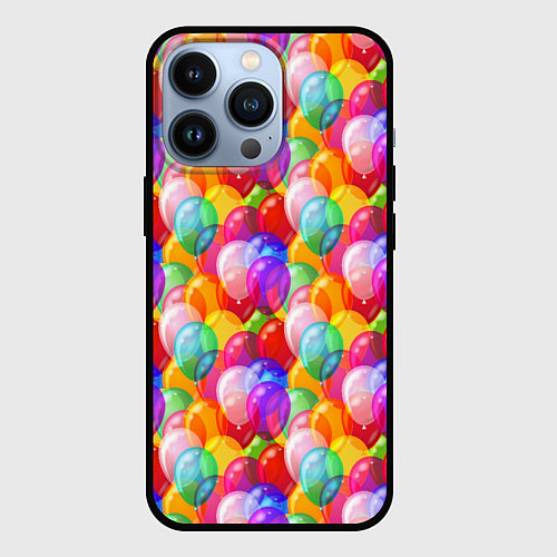 Чехол iPhone 13 Pro Воздушные Шары / 3D-Черный – фото 1