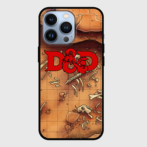 Чехол iPhone 13 Pro Dungeons and Dragons D&D / 3D-Черный – фото 1