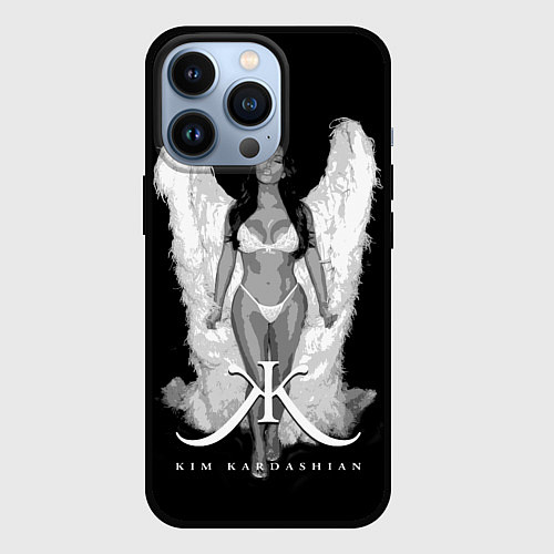 Чехол iPhone 13 Pro Ким Кардашьян / 3D-Черный – фото 1