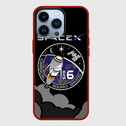 Чехол для iPhone 13 Pro Space X, цвет: 3D-красный