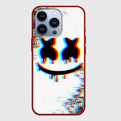 Чехол для iPhone 13 Pro MARSHMELLOW GLITCH, цвет: 3D-красный