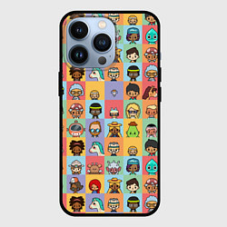 Чехол для iPhone 13 Pro Toca Life Worl, цвет: 3D-черный