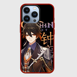 Чехол iPhone 13 Pro Чжун Ли, Genshin Impact