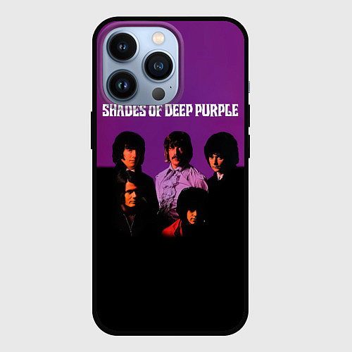 Чехол iPhone 13 Pro Shades of Deep Purple / 3D-Черный – фото 1