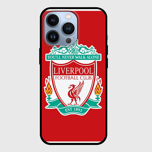 Чехол iPhone 13 Pro F C LIVERPOOL / 3D-Черный – фото 1