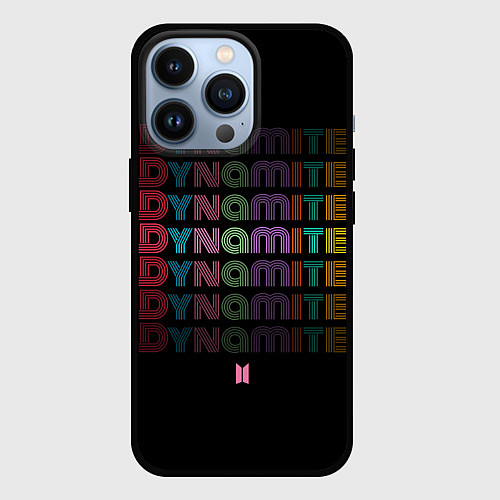 Чехол iPhone 13 Pro DYNAMITE BTS / 3D-Черный – фото 1