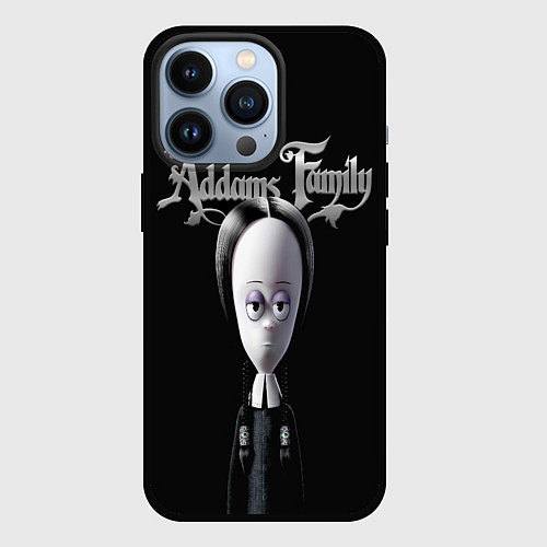 Чехол iPhone 13 Pro Семейка Аддамс Addams Family / 3D-Черный – фото 1