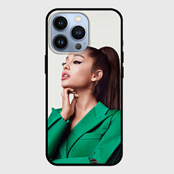 Чехол для iPhone 13 Pro Ариана в зелёном, цвет: 3D-черный