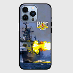 Чехол для iPhone 13 Pro Выстрел из крейсера, цвет: 3D-черный