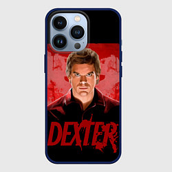 Чехол для iPhone 13 Pro Dexter Декстер портрет постер, цвет: 3D-тёмно-синий