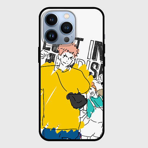 Чехол iPhone 13 Pro Итадори Юдзи - Jujutsu Kaisen / 3D-Черный – фото 1