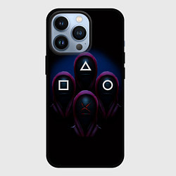 Чехол iPhone 13 Pro Игра в кальмара: Фигуры