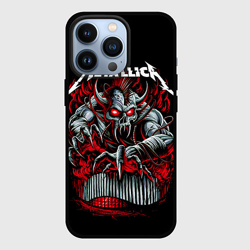 Чехол iPhone 13 Pro Metallica - Hardwired To Self-Destruct / 3D-Черный – фото 1