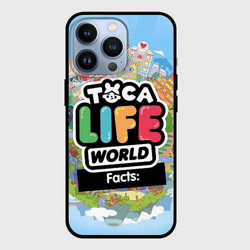 Чехол iPhone 13 Pro Toca Life World / 3D-Черный – фото 1