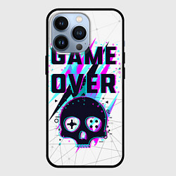 Чехол iPhone 13 Pro Game OVER - NEON 3D