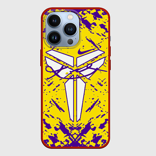 Чехол iPhone 13 Pro ЛЕЙКЕРС LOS ANGELES LAKERS, / 3D-Красный – фото 1