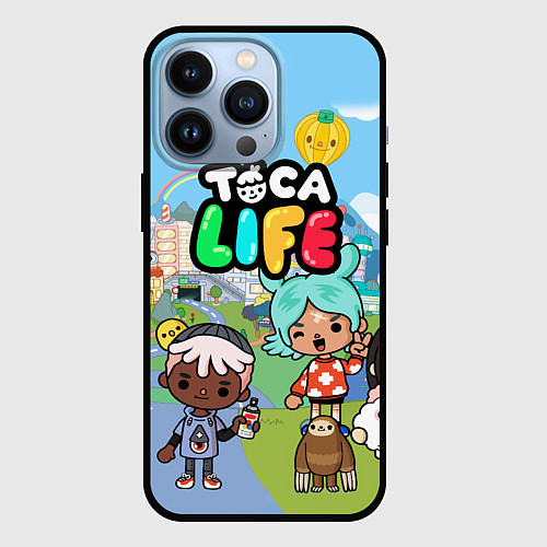 Чехол iPhone 13 Pro Toca Life / 3D-Черный – фото 1