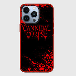 Чехол для iPhone 13 Pro CANNIBAL CORPSE КРАСНЫЕ ЧЕРЕПА, цвет: 3D-красный
